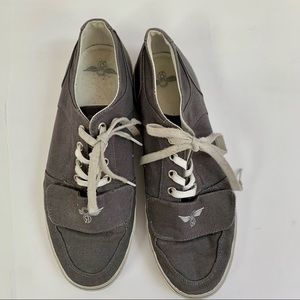 Creative Recreation Cesario Lo gray  skateboard lace up & Velcro strap shoe 11